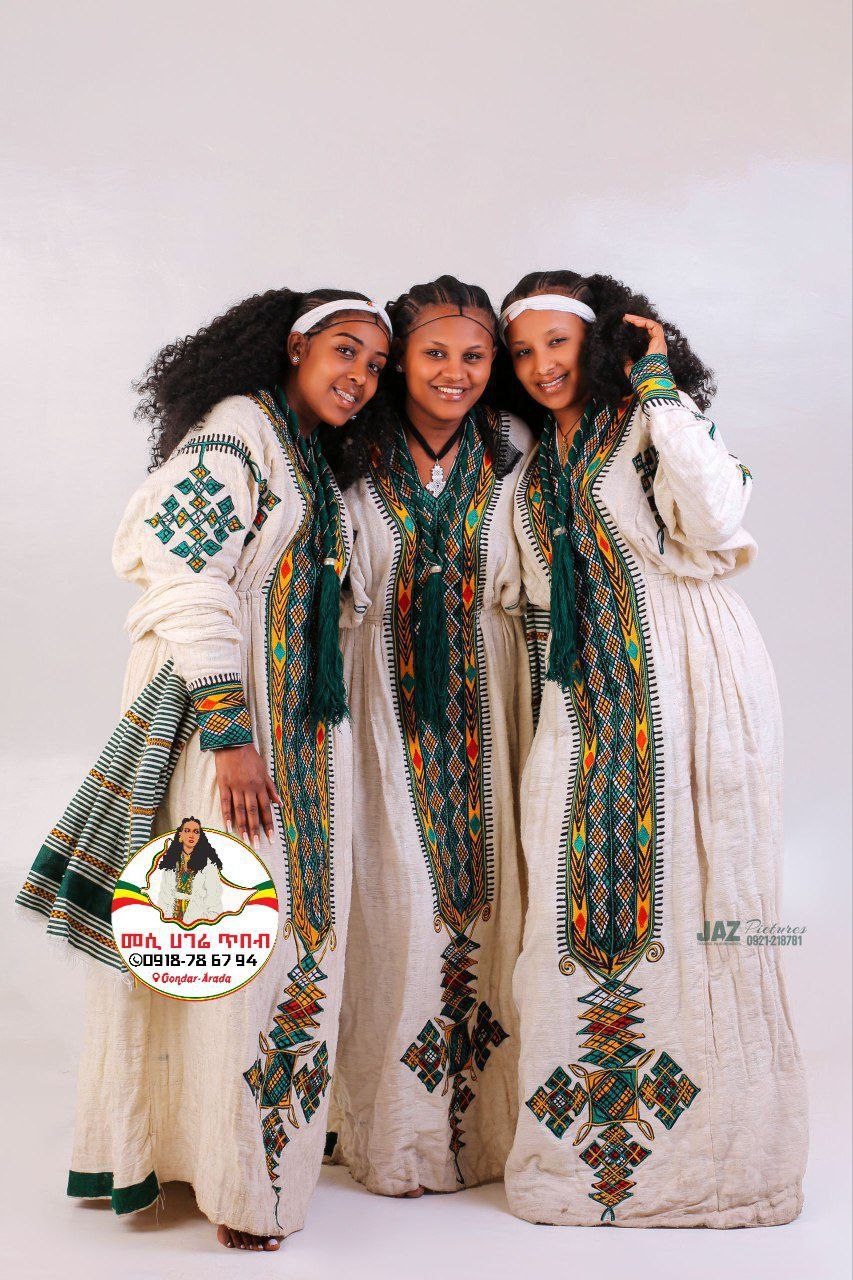 Women Kemis Tilf Tibeb የሴቶች ቀሚስ ጥልፍ ጥበብ